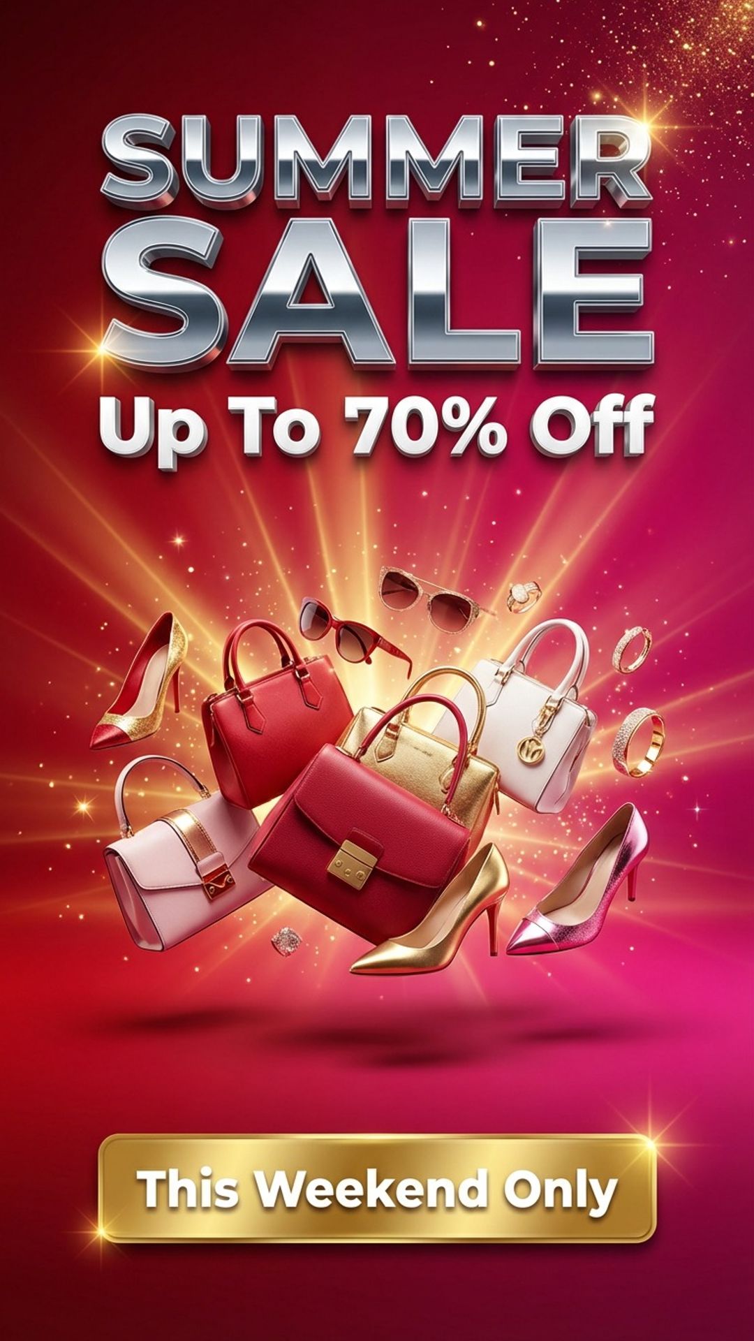 Retail digital signage content example