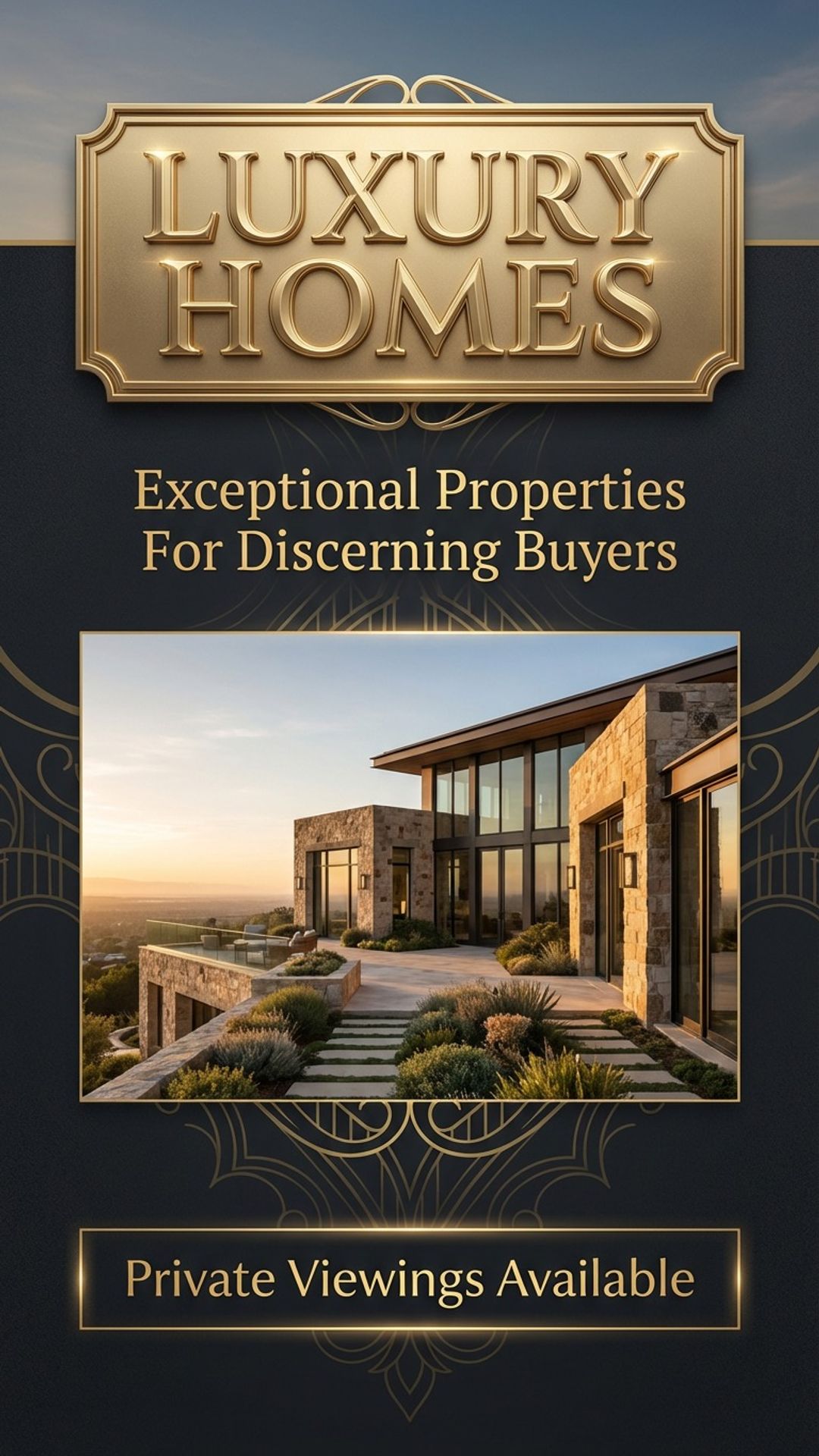 Estate Agent digital signage content example