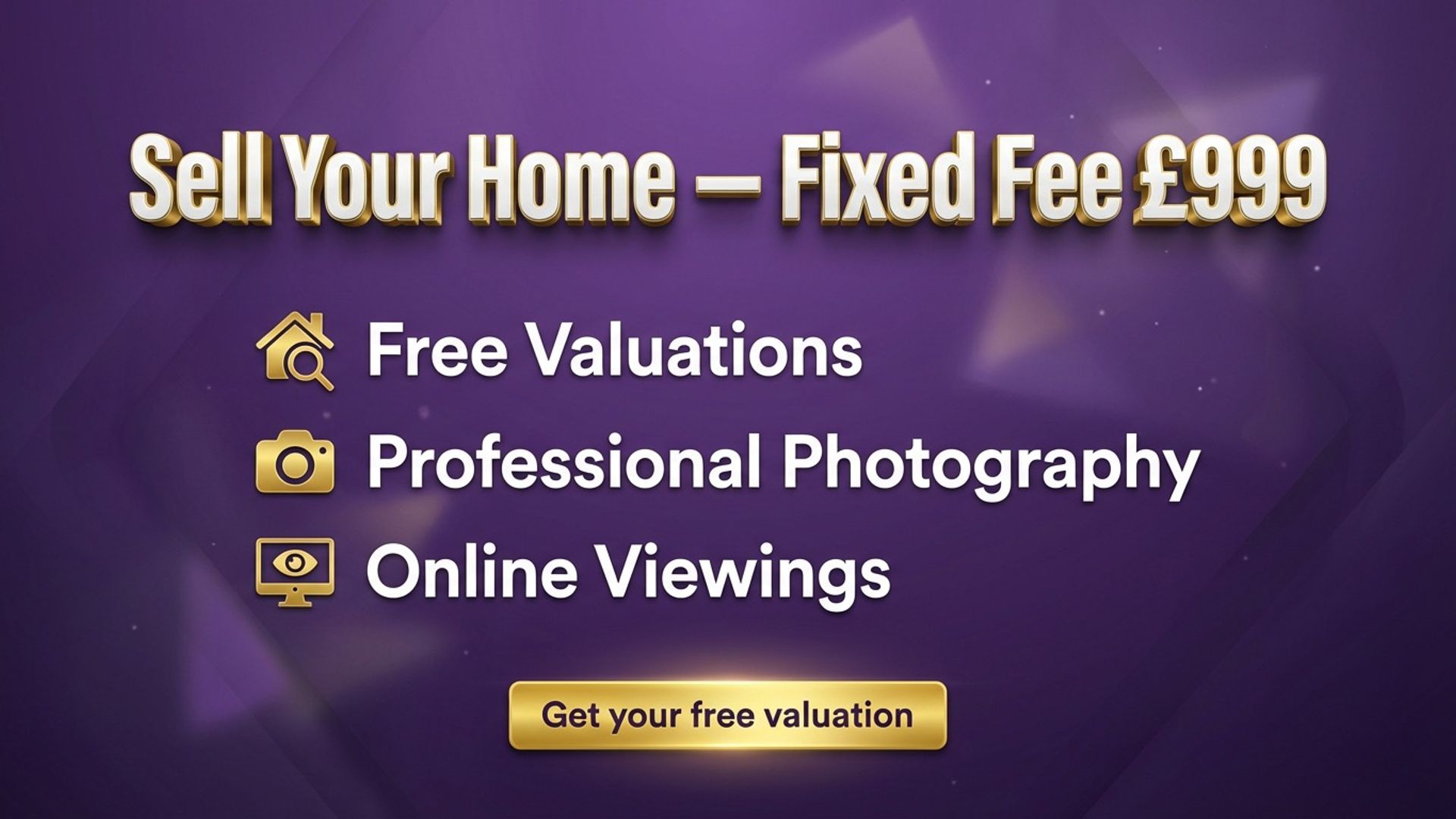 estate agent digital window display showing promotions screen design