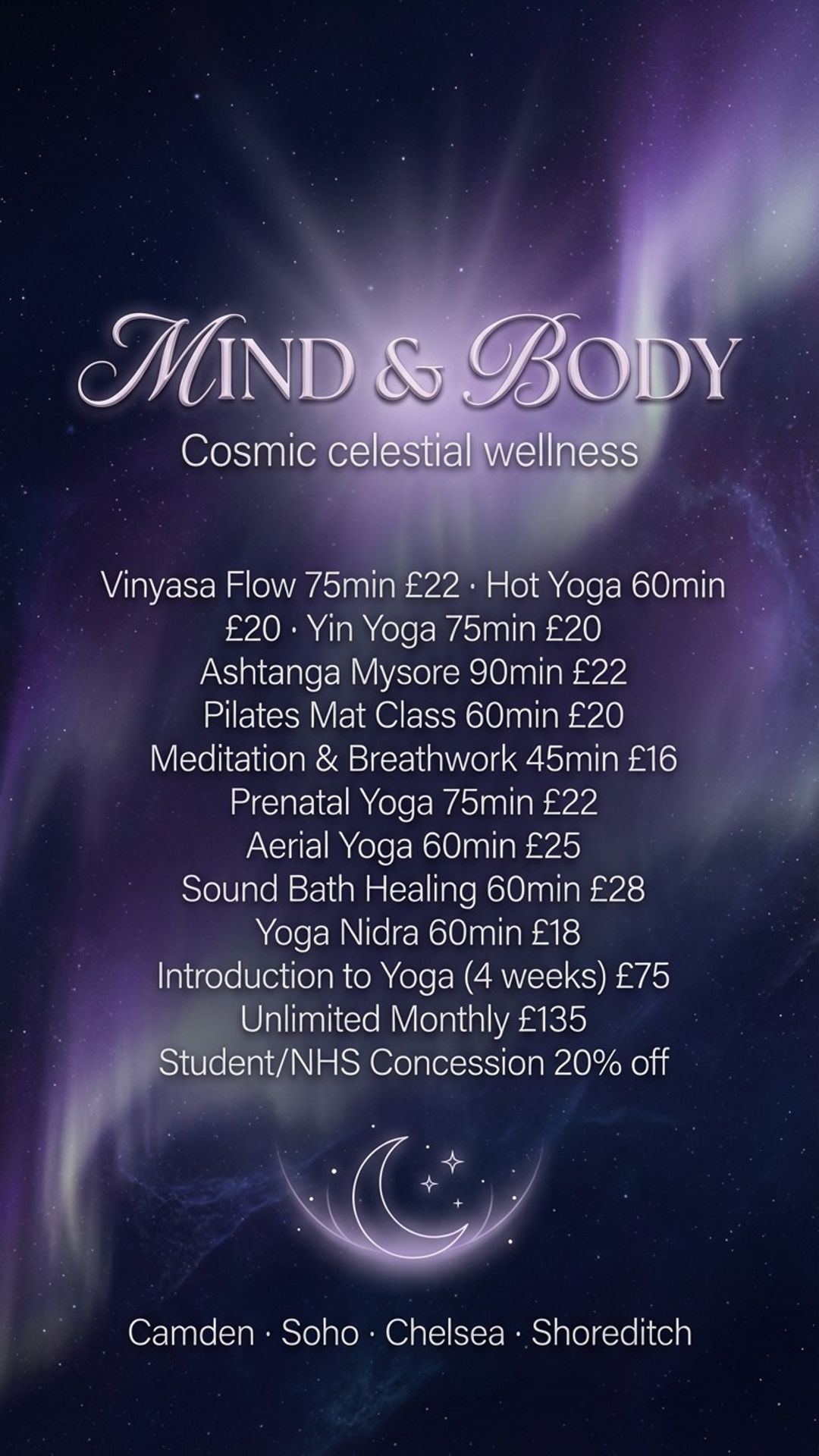 Gym & Fitness digital signage content example