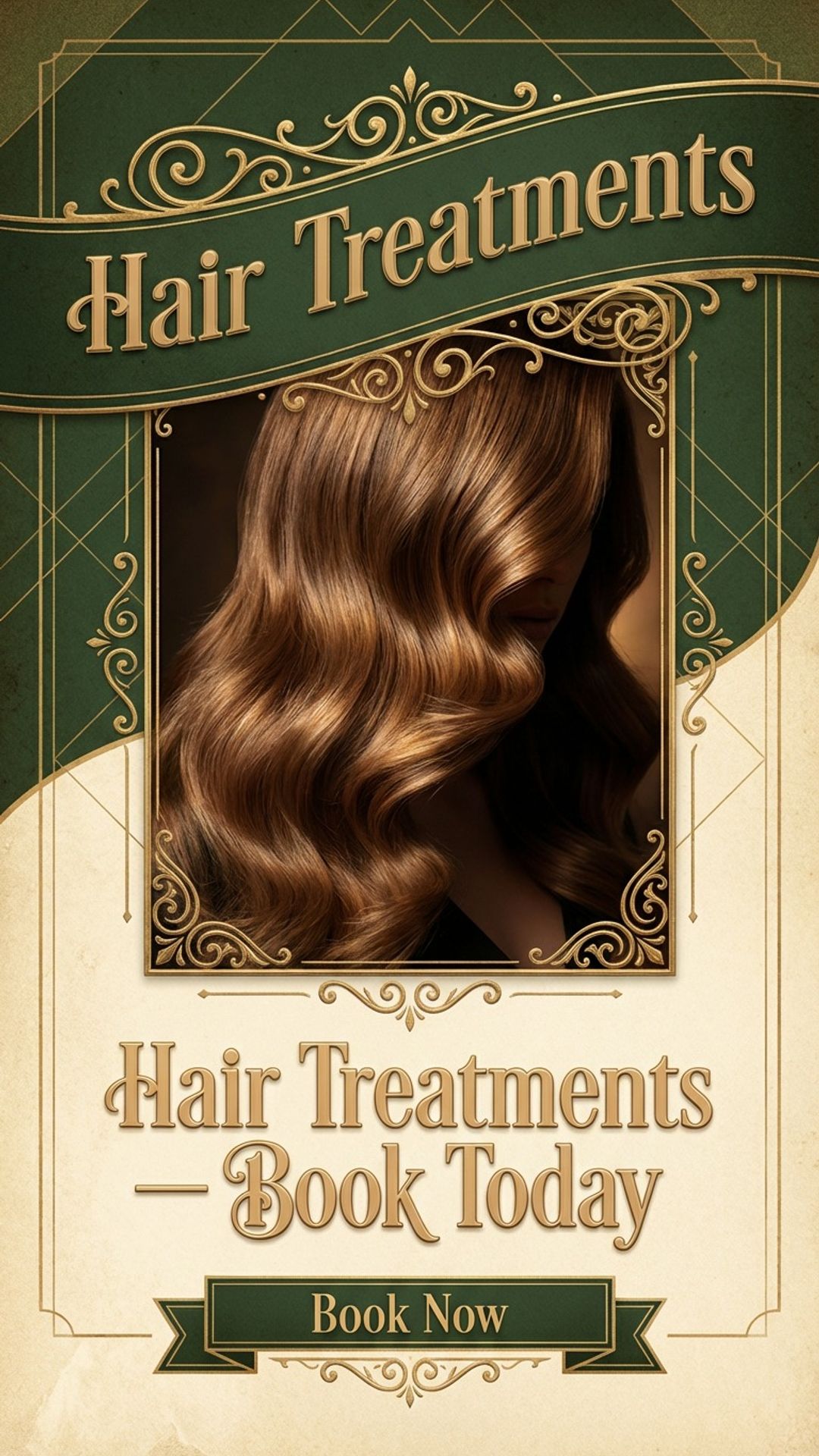 Hair & Beauty digital signage content example