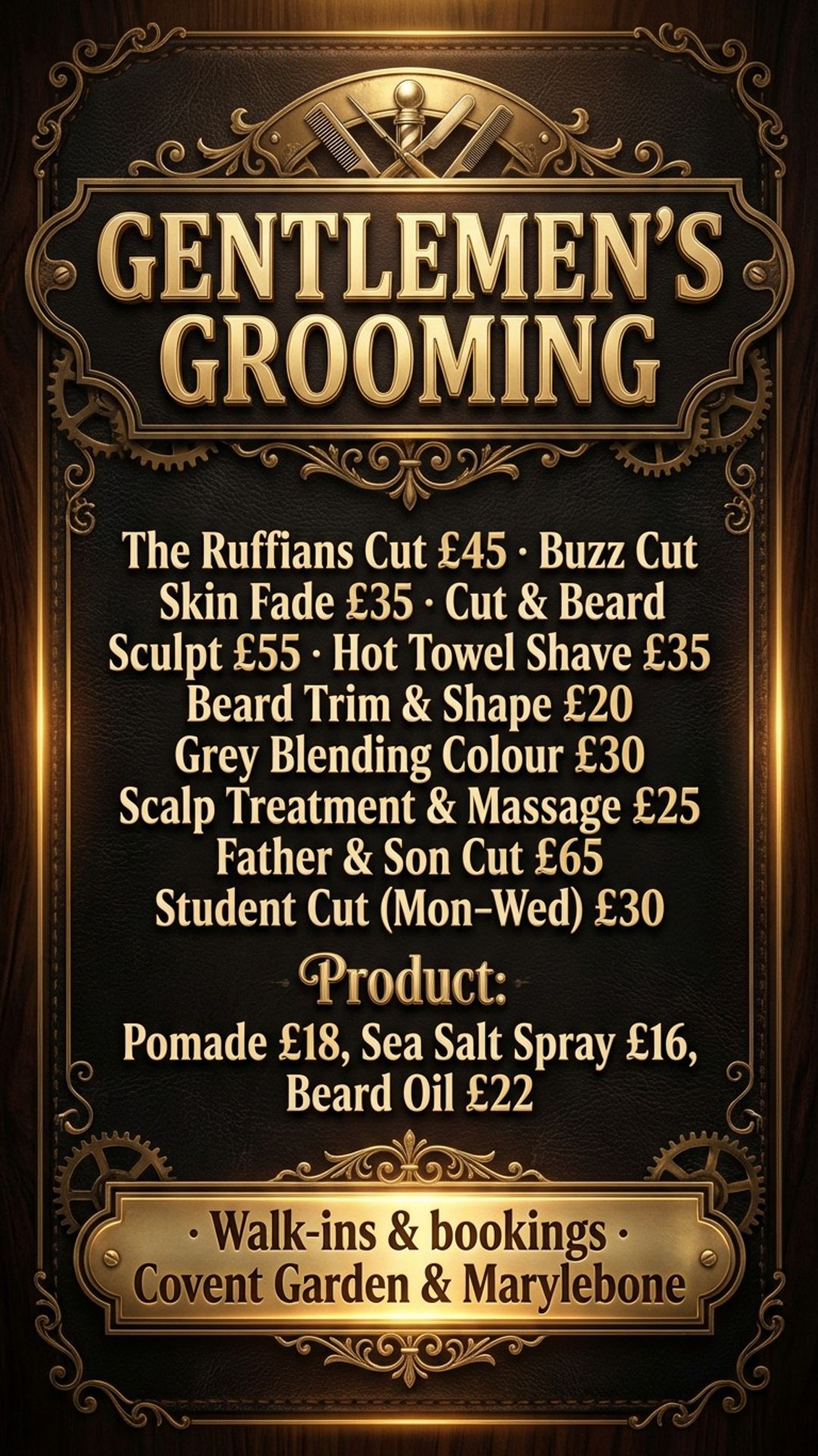 Hair & Beauty digital signage content example
