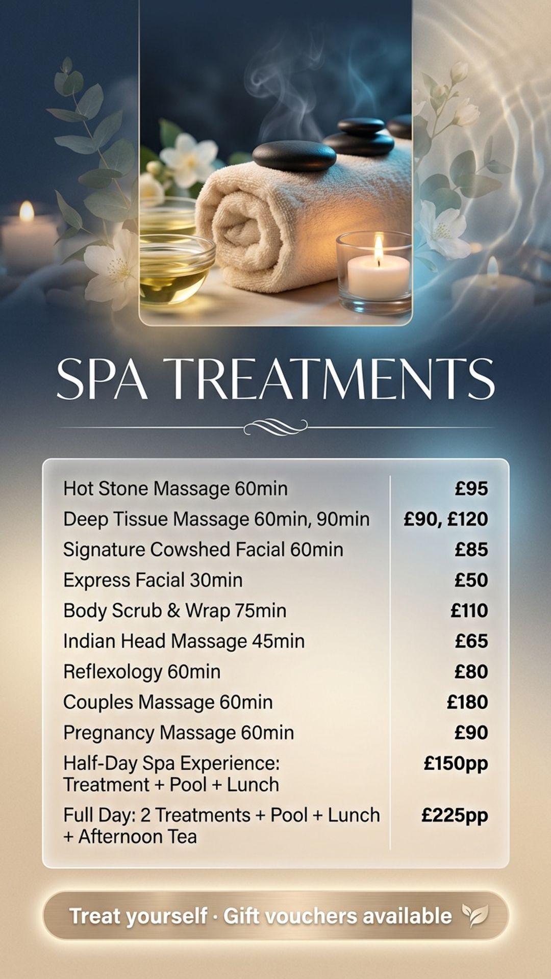 Hair & Beauty digital signage content example