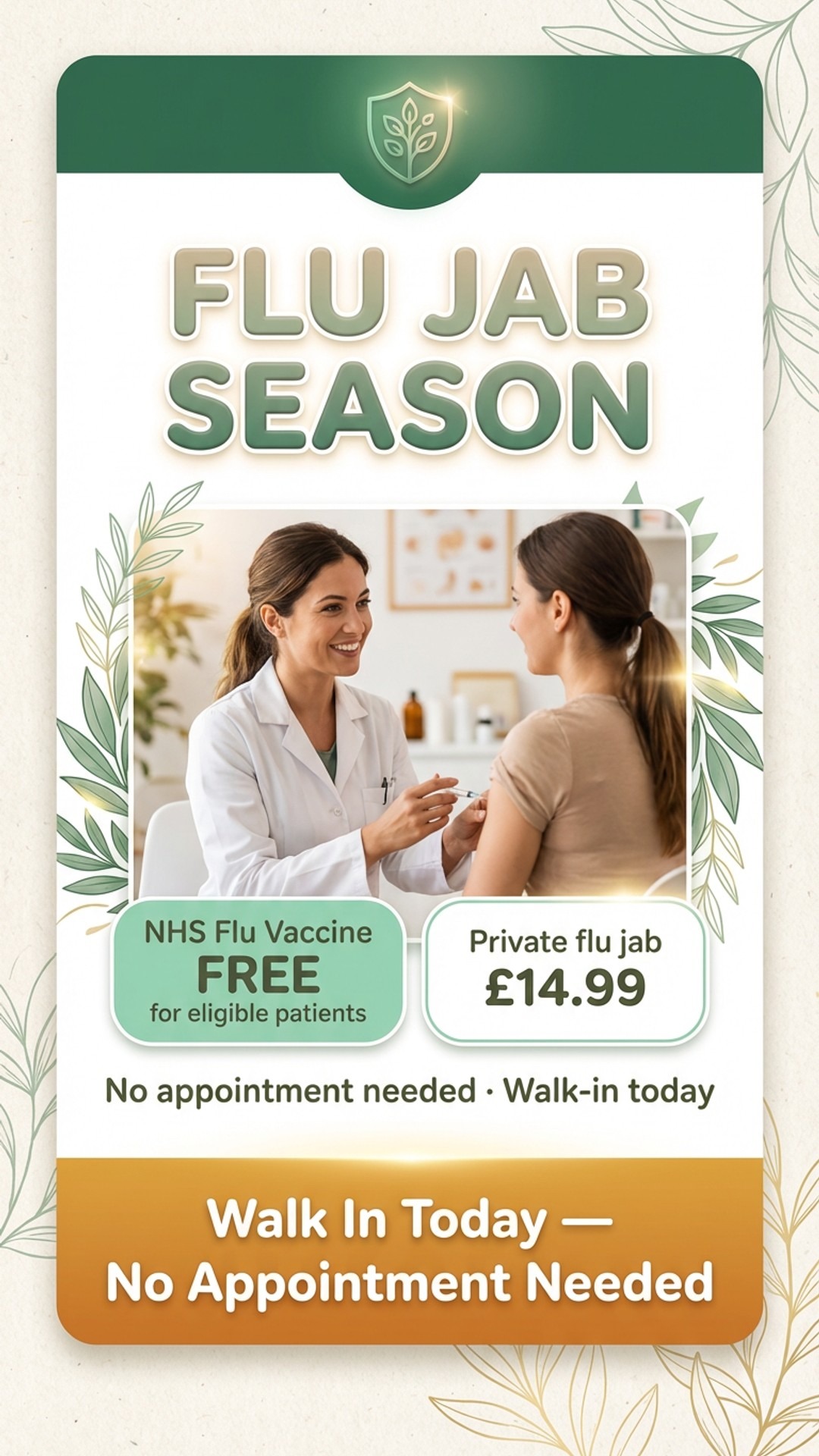 Medical digital signage content example