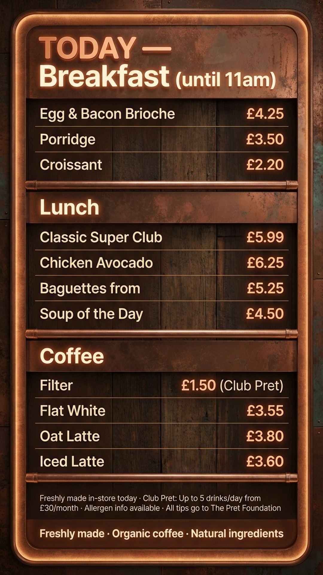 Multi-site digital signage content example