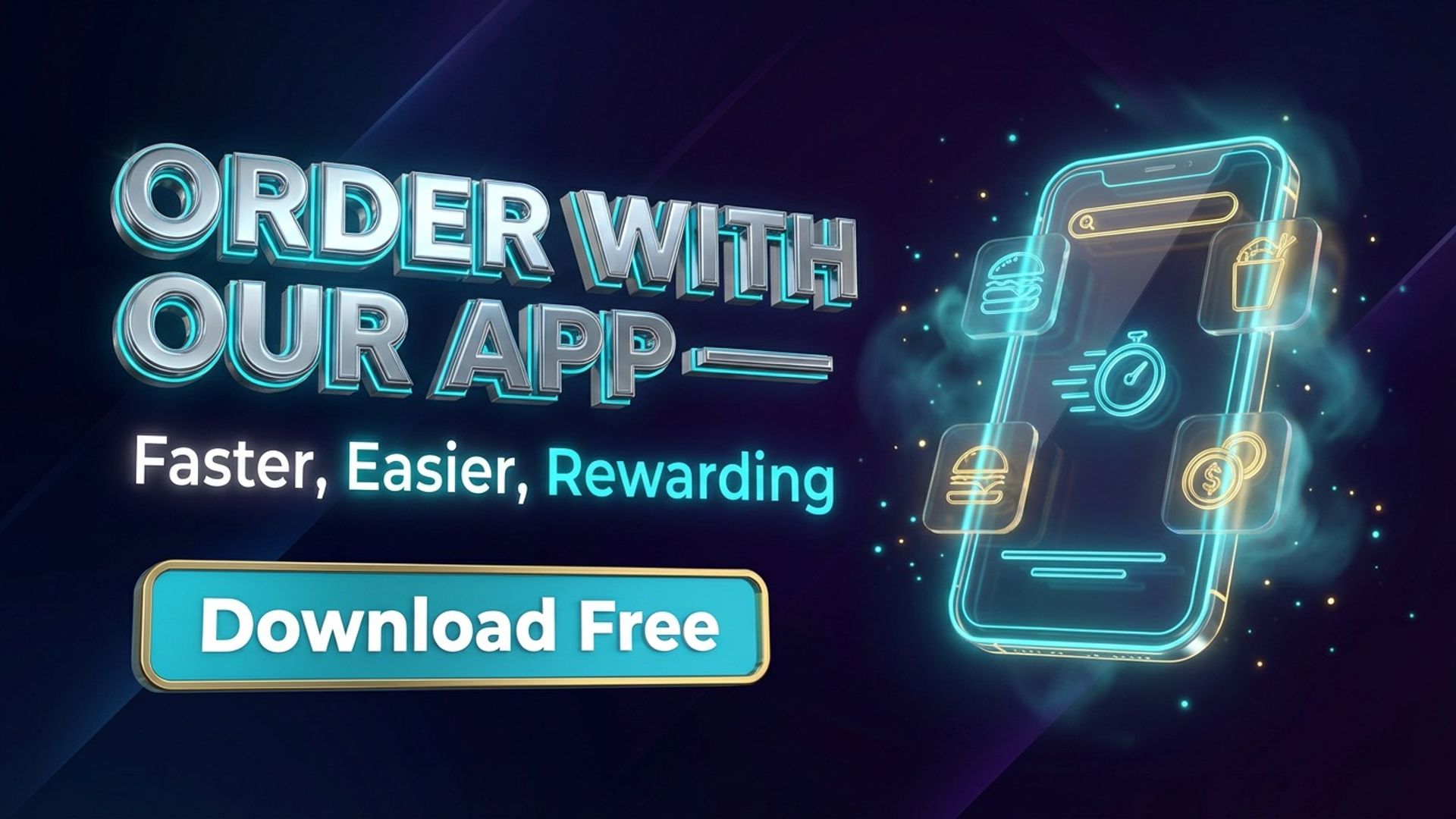 multi-site digital signage showing app launch screen design