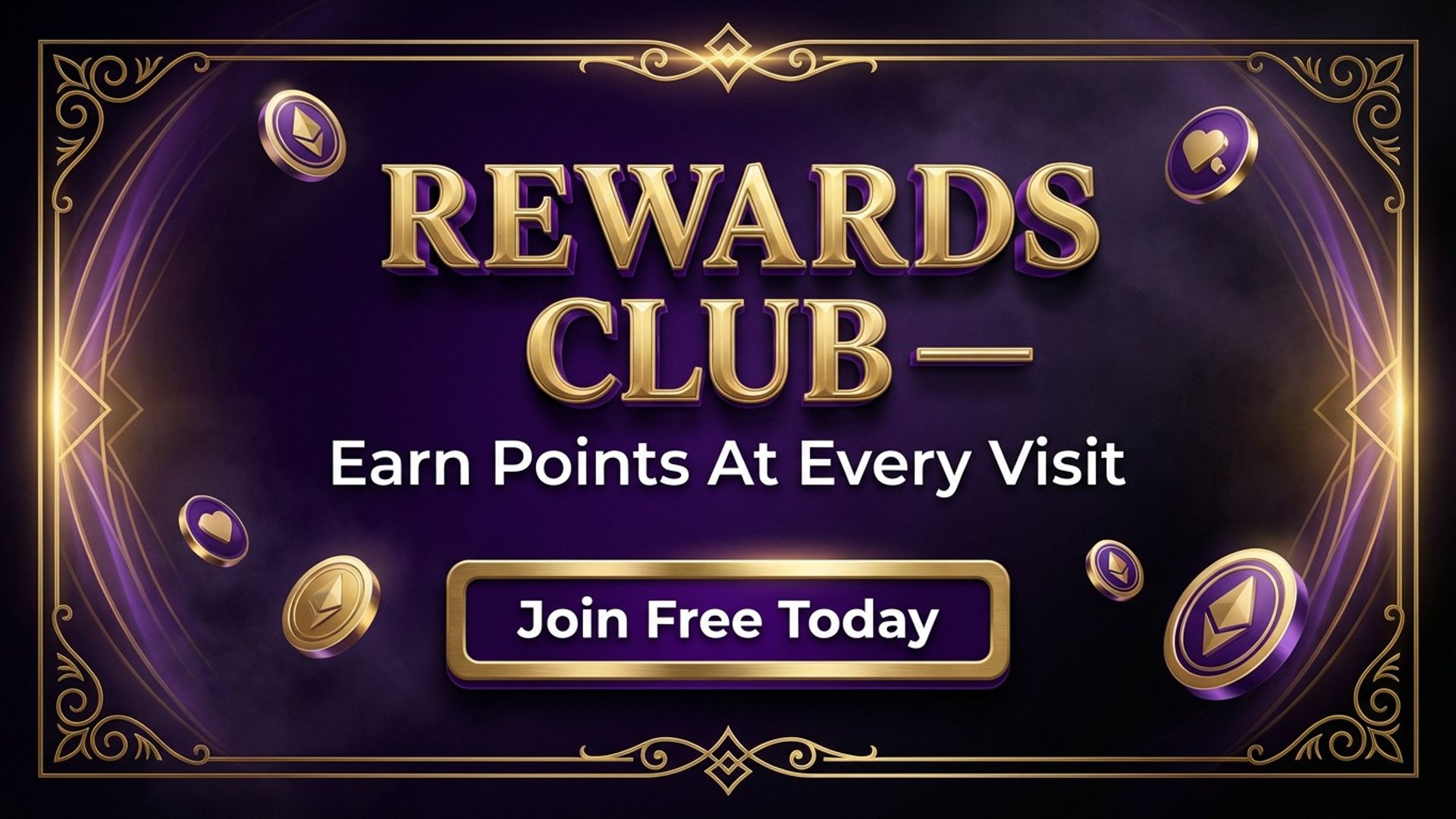 multi-site digital signage showing loyalty card screen design