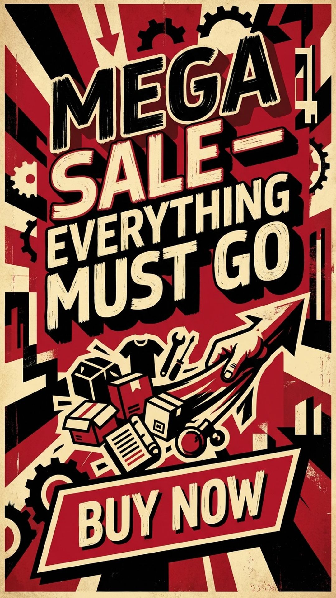 Retail digital signage content example